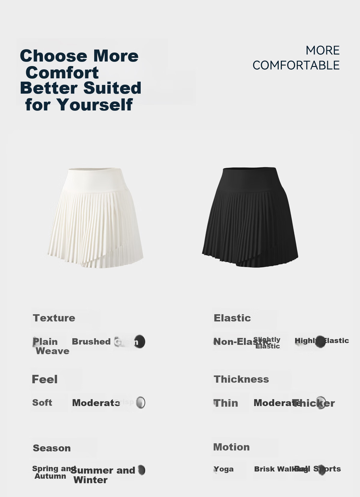 Tianshi Jijie Pleated Tennis Skirt for Women, 2026 New Style Badminton Outfit, Beautiful Sports Skirt, Running Fitness Yoga Short Skirt for Wome 10