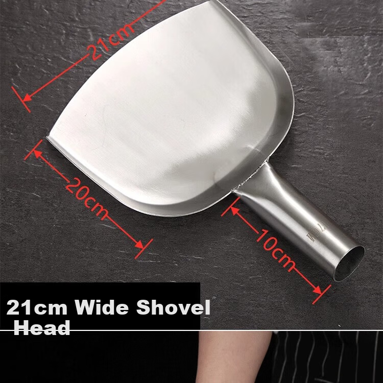 Caitang Smart Stainless Steel Chef Cooking Spatula 19cm Head (Jingcang) 6