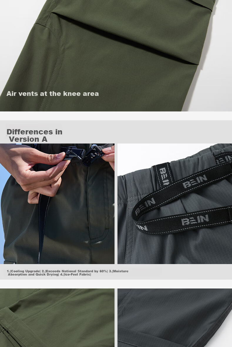 BEIN SPACE Four Seasons Outdoor Breathable Durable Hiking Pants Work Pants Long Pants A032 Night Sky Black (Women's) M 11