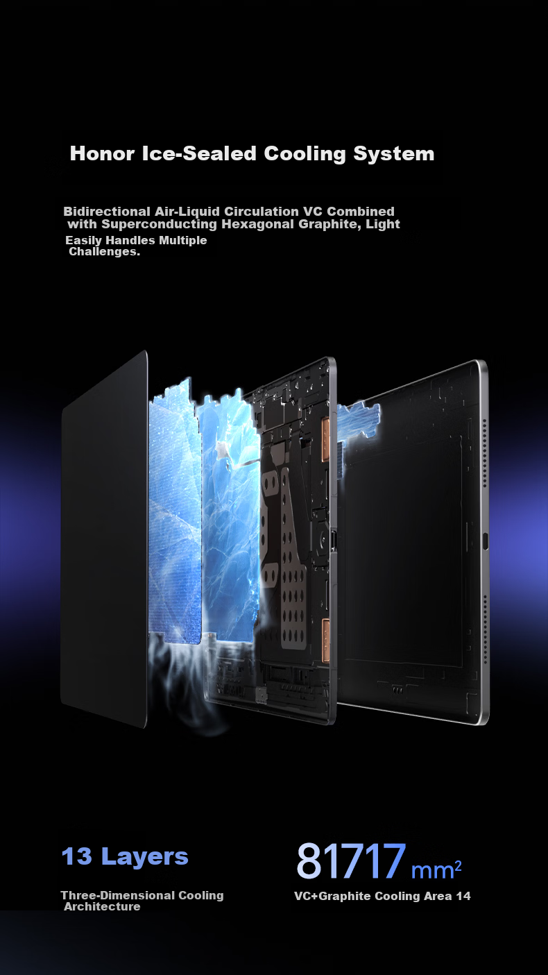 HONOR [Li Yunrui's Same Model Tablet] MagicPad3 Pro 12.3, Subsidized, 4.8mm Ultra-Thin OLED Tablet, 12GB+256GB, Moonlight White 15