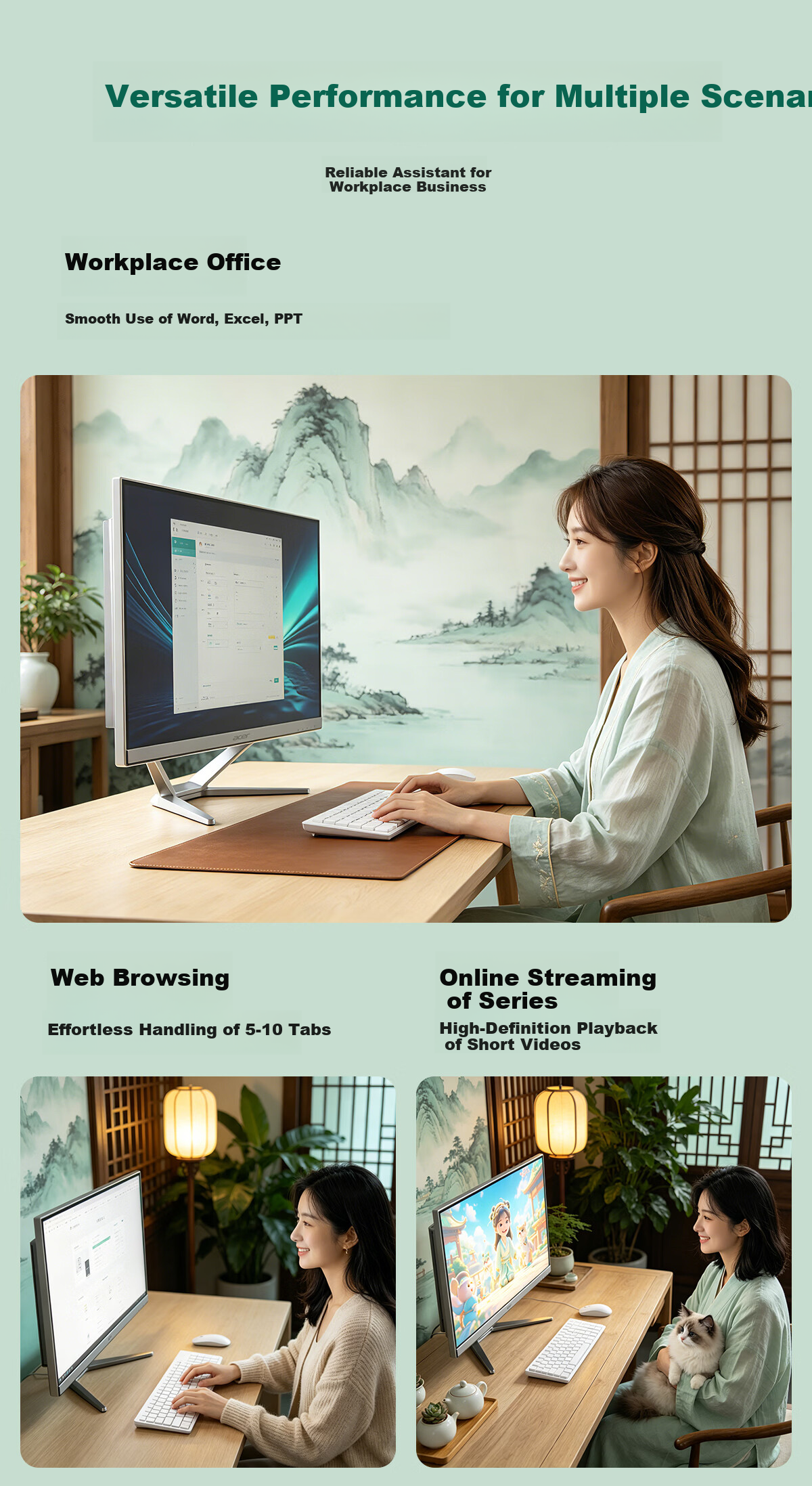 Acer Workstation All-in-One Desktop Computer 27-inch (Intel Xeon W-1370P, 32GB RAM, 1TB SSD) 10