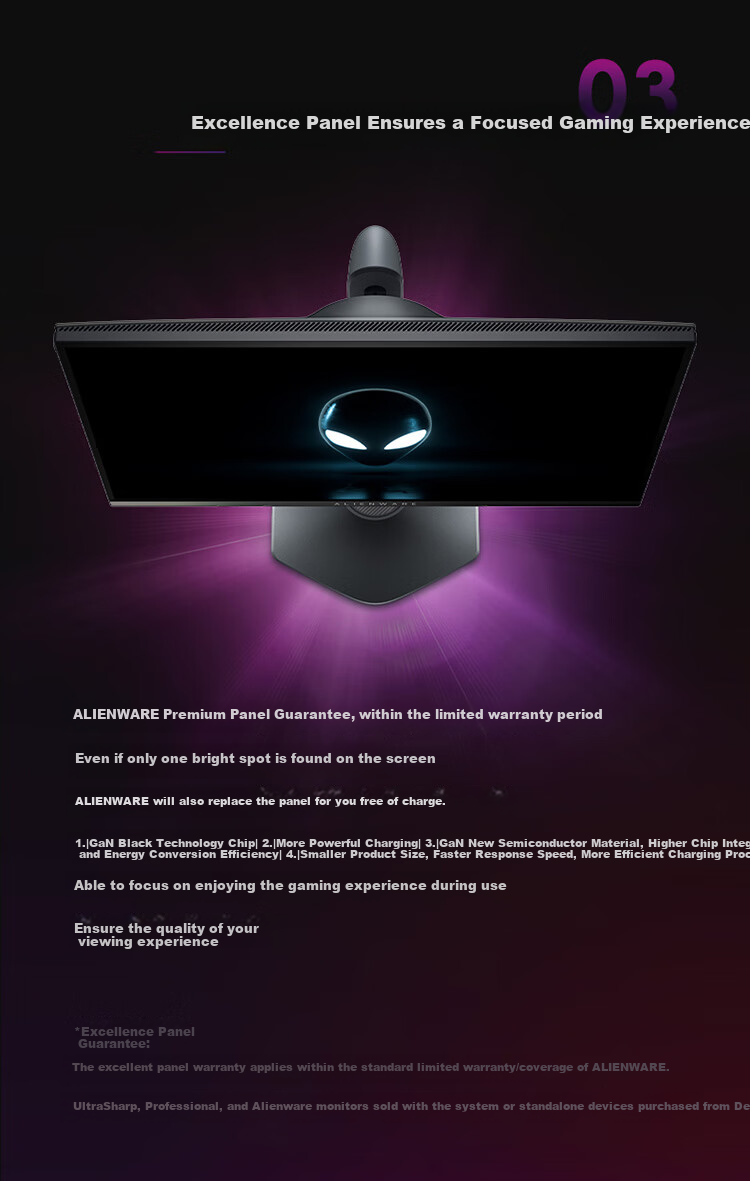 Alienware Starship 24.5-inch 300Hz Refresh Gaming Monitor IPS 1ms 400nits FreeSync 99% sRGB Rotatable Height Adjustable High Refresh Rate Screen AW2526HL 12