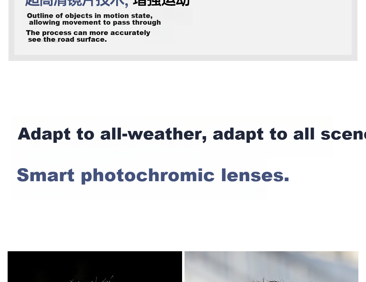 KAPVOE Windchase Running Glasses Marathon Photochromic Professional Outdoor Windproof Goggles Unisex Sunglasses 12