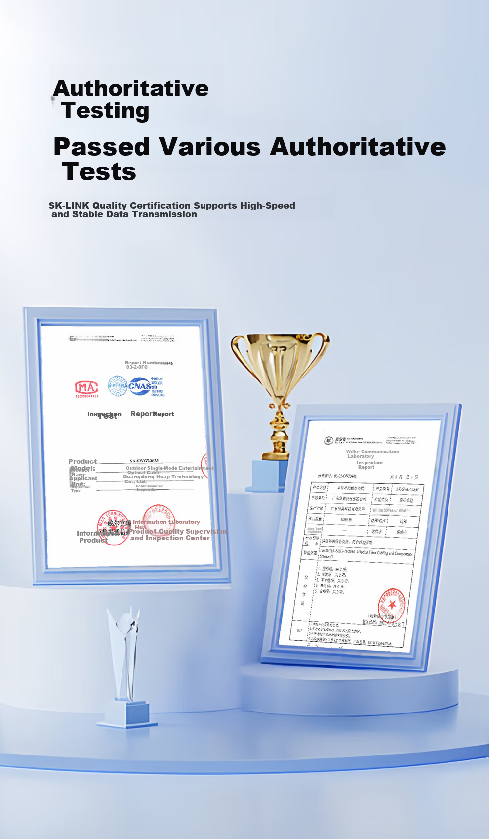 SK-LINK Single-Mode Simplex Outdoor 1-Core 3-Steel Wire Self-Supporting Butterfly Low-Smoke Halogen-Free Patch Fiber Optic Cable Broadband Fiber Optic Drop Cable 100m SWGLSM-100M 2