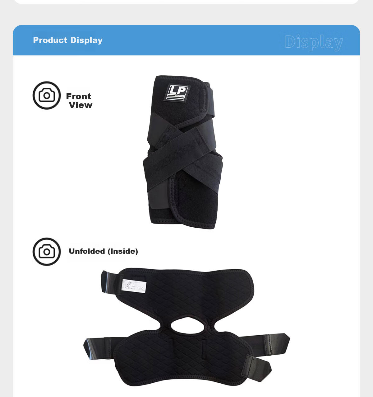 LP 757CA Breathable Adjustable Ankle Support for Running Cycling Volleyball Badminton Sports Single L/XL 17