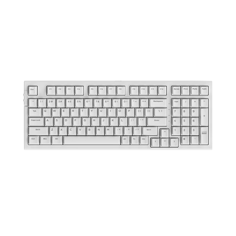Ikbc Answer 98 Three-Mode RGB Window White Wired Gaming Keyboard Mahjong Switch 42g Switch