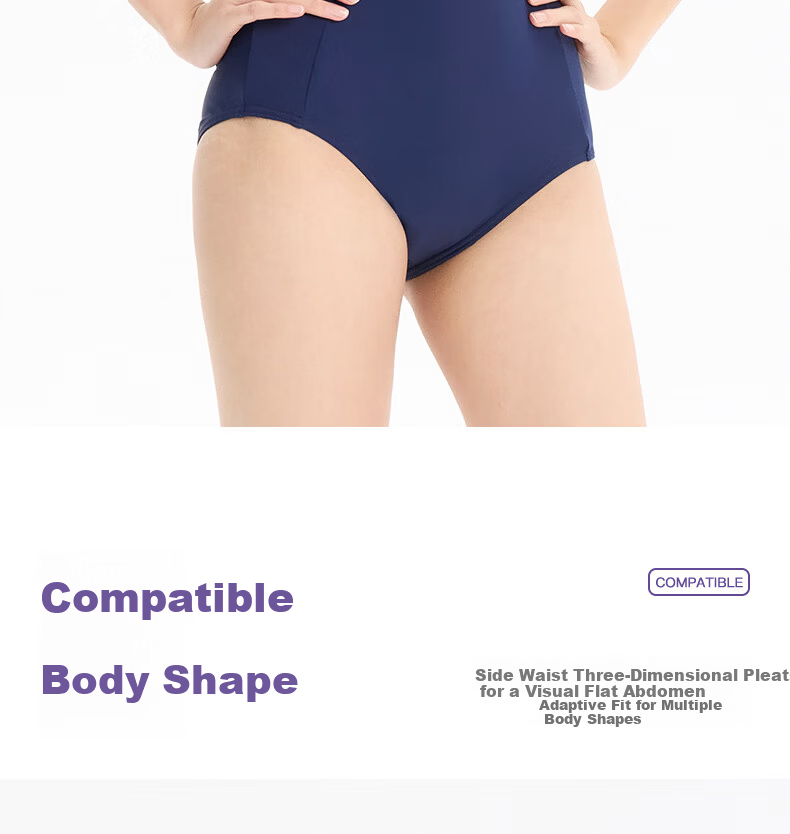 LI-NING Women's Premium 2026 New One-Piece Professional Training Triangle Swimsuit 1662 Gray XL 9