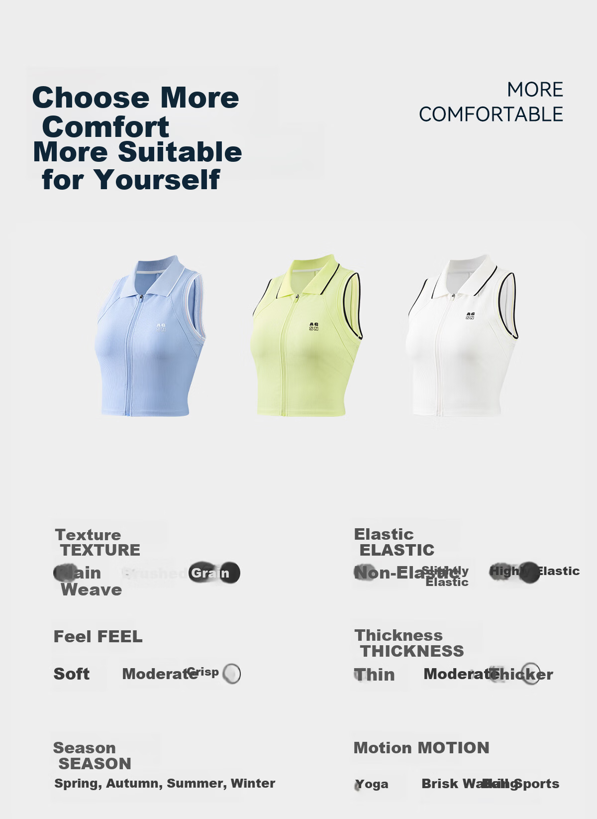 Angel Season Women's Sleeveless Polo Tennis Top 2026 Spring Summer New Beautiful Badminton Yoga T-Shirt 11