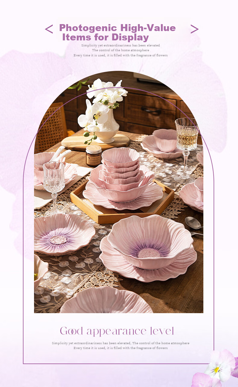 Modern Housewife Tableware Wedding Engagement Gift Set Bowls Plates Chopsticks Home Use 14
