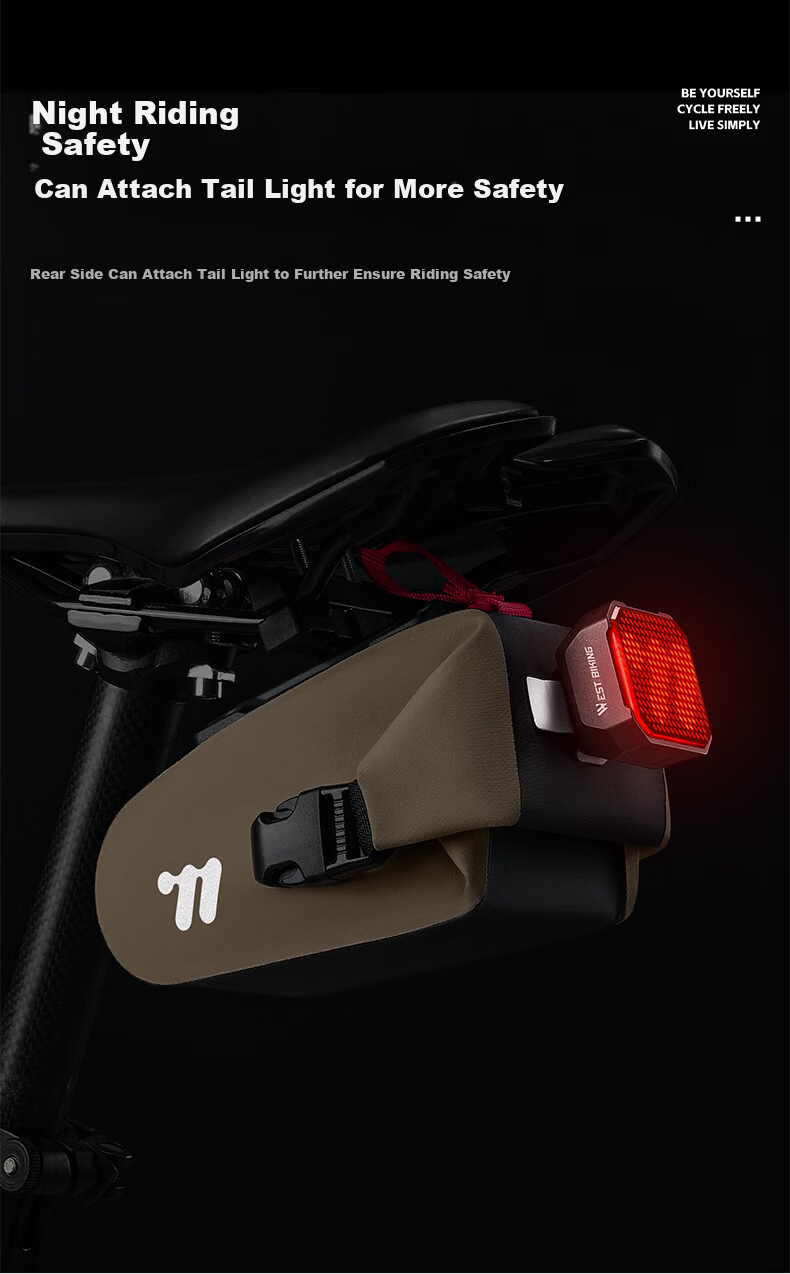 Xiqizhe Bicycle Saddle Bag Magnetic Quick-Release Storage Bag for Mountain and Road Bikes 6
