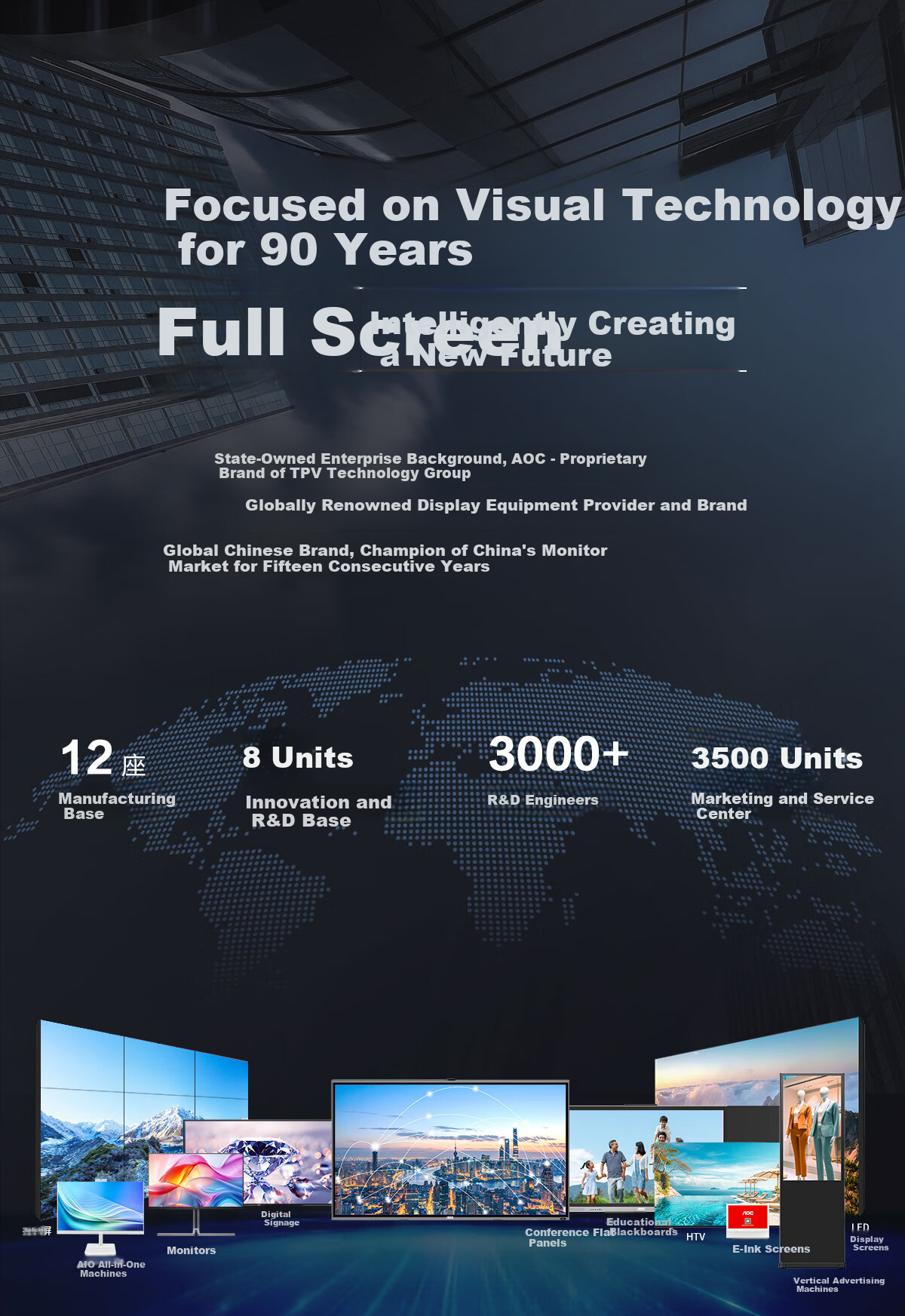 AOC 31.5-inch Monitor J2 Series 32J2-Q Industrial Security Professional Large Screen HD Display No Ads No Network Built-in Speakers 1