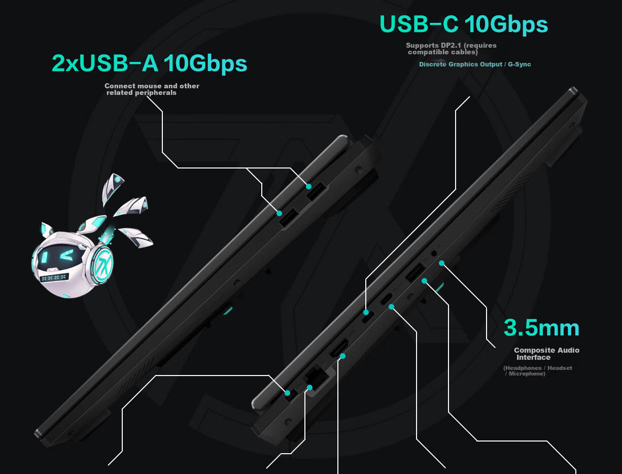 ASUS TUF Gaming F17 Pro Max National Subsidy 18-inch Gaming Laptop (Ryzen 9 9955HX, 16GB RAM, 1TB SSD, RTX 5060, 2.5K 300Hz) Gray 31
