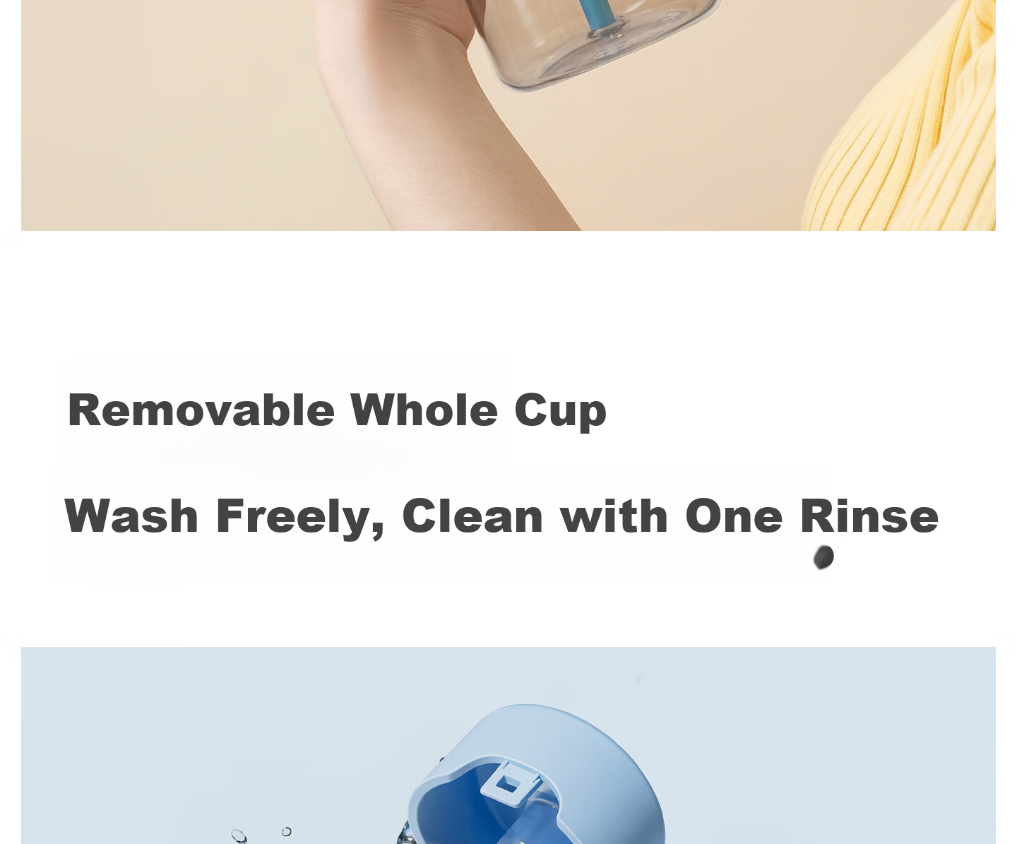 HOOMEY Straw Water Bottle High-Value Women's 2026 New Large Capacity Portable Plastic Sports Cup Tritan Summer 22