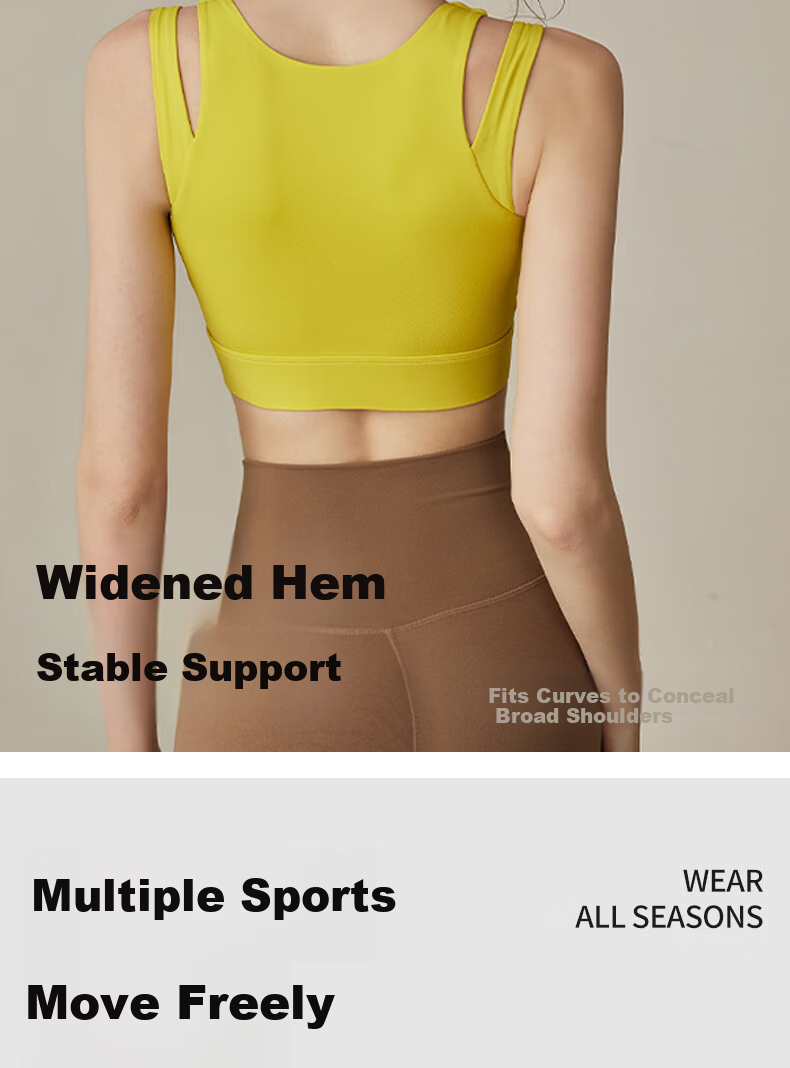 Free Style High-Impact Sports Bra for Women Shockproof Zip-Up Running Fitness Vest Pilates Yoga Side Support Bra 7