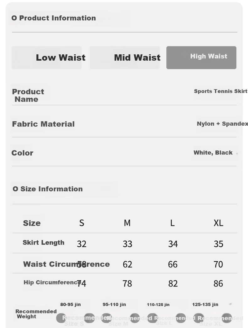 Xueqiman Women's Summer High-Waist Tennis Skirt, Two-in-One Anti-Exposure Yoga Pilates Fitness Skirt 8