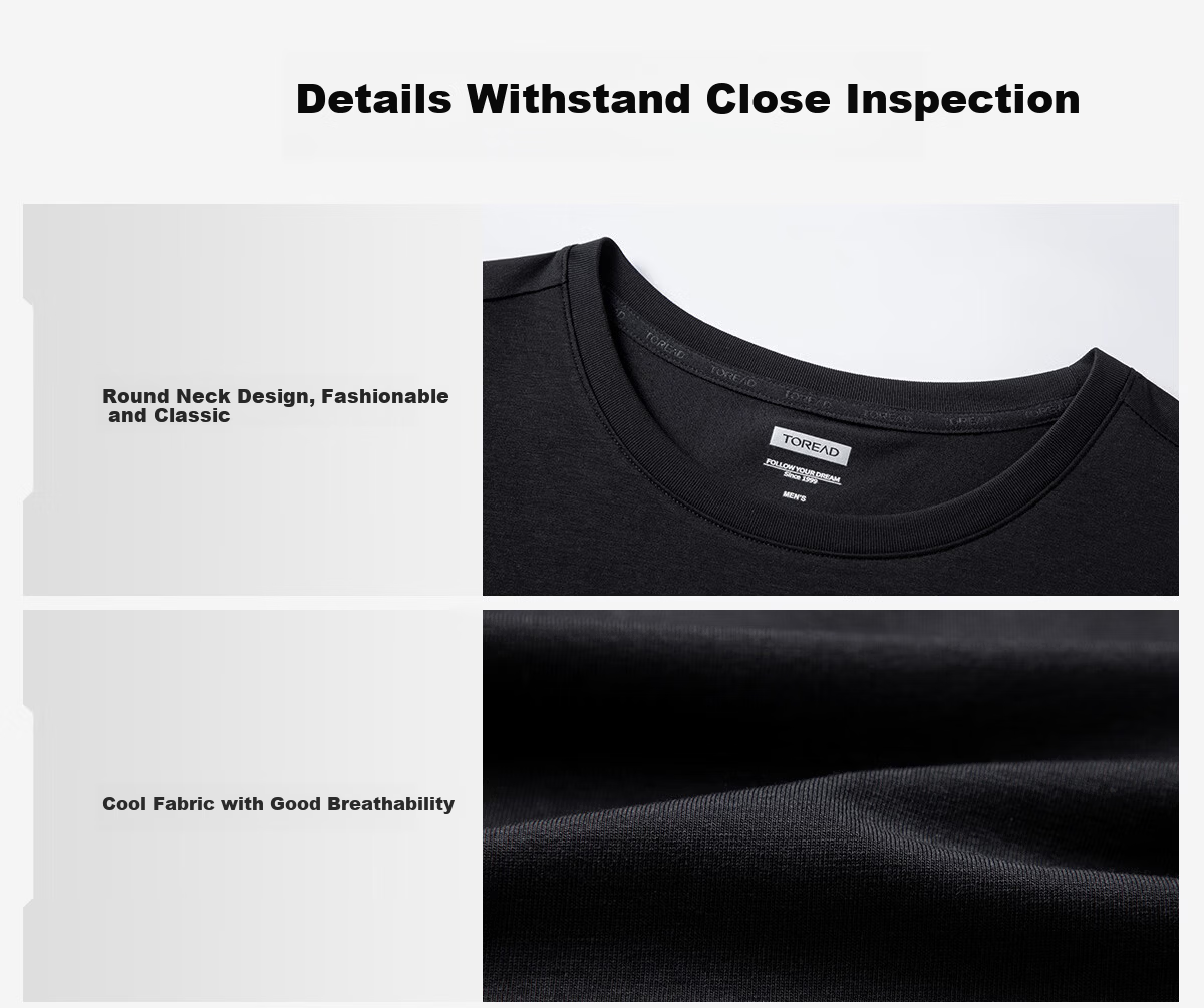 TOREAD Men's Quick-Dry Short Sleeve T-Shirt Outdoor Sports Functional Sun Protection Hiking Mountaineering Top TAJJAN81230 17