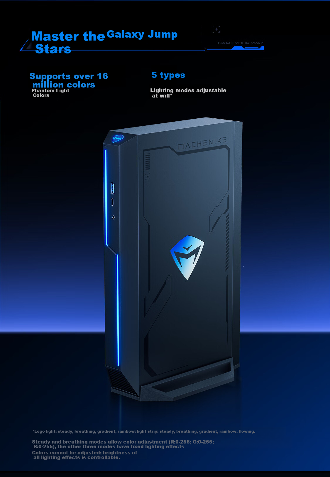 MACHENIKE Dawn Mini High-Performance Gaming Desktop PC Ai Design Workstation (i7-14700HX RTX5060 32GB 1TB) National Subsidy 4