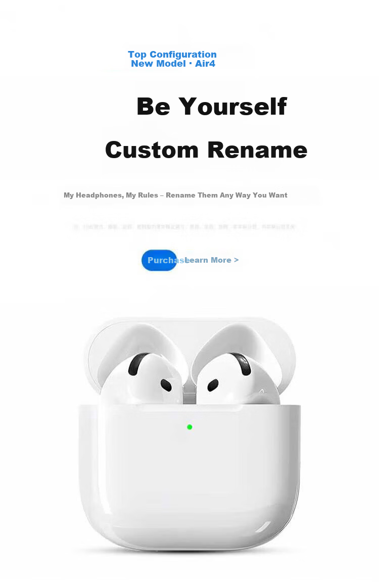 AKONIA [Million-Selling | Proactively Noise-Cancelling Air 4th Generation] Wireless Bluetooth Earphones Compatible with Apple 2026 Latest Model Semi-In Huaqiangbei Earphones IPhone17ios16 18