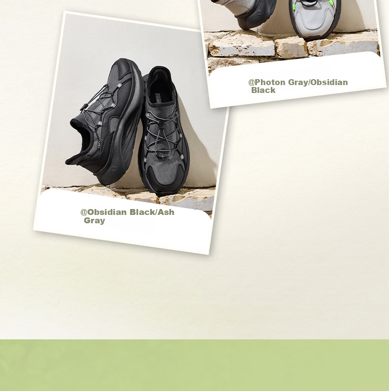 361° Men's Sports Shoes Tofu Shoes Spring Summer Breathable Thick Sole Comfortable Slip-On Casual Dad Shoes 672626704-3 4