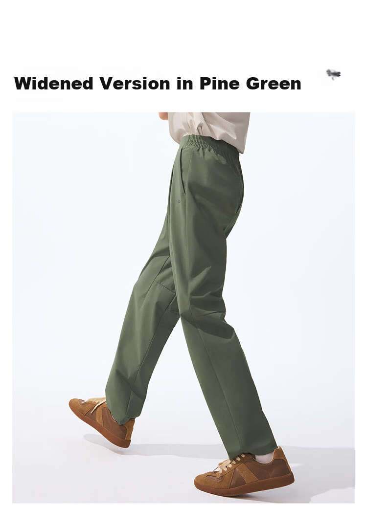 Beneunder Men's Sports Casual Pants Spring Summer Cool Straight Leg High Elastic Breathable CC926 Dark Blue Gray XXL 5