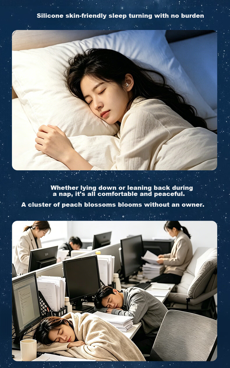 MICROKIA [2026 New Berlin Sound] Sleep Headphones, Bluetooth Active Noise Cancellation, In-Ear for Side Sleeping, Ear-Comfortable, Noise-Blocking, Specially Designed for Sleeping, ASMR Sleep Aid, High-Quality Audio Music 4