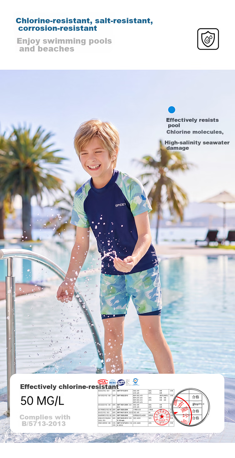 Disney Boys Two-Piece Swimsuit Youth Sun Protection Children's Swimwear D36113S2I Navy Blue Size 130 3