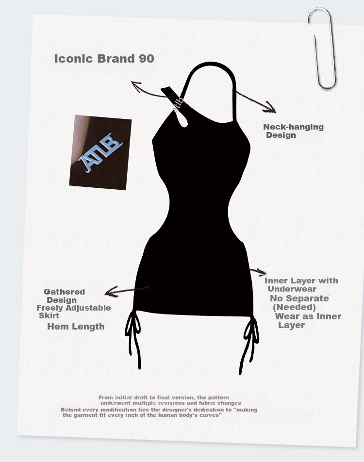AtlanticBeach 2026 New Hollow Out Cross Strap Halter One-Piece Swimsuit for Women Vacation Hot Spring Skirt-Style Swimwear Premium Feel 3