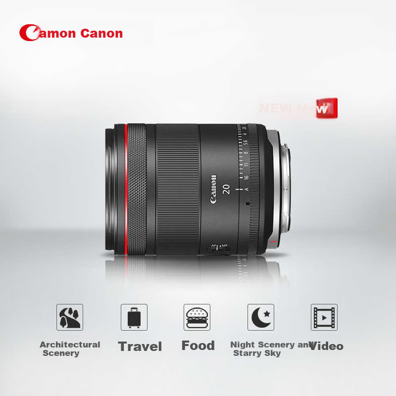 Canon RF 20mm F1.4 L VCM Full-Frame HYBRID Series Wide-Angle Large Aperture Prime Lens