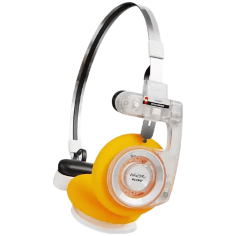 WHATPLUS RETRO3 Wireless Bluetooth Headphones Portable Lightweight Over-Ear Sports Earphones 3rd Gen R3 Cloud Mist Color