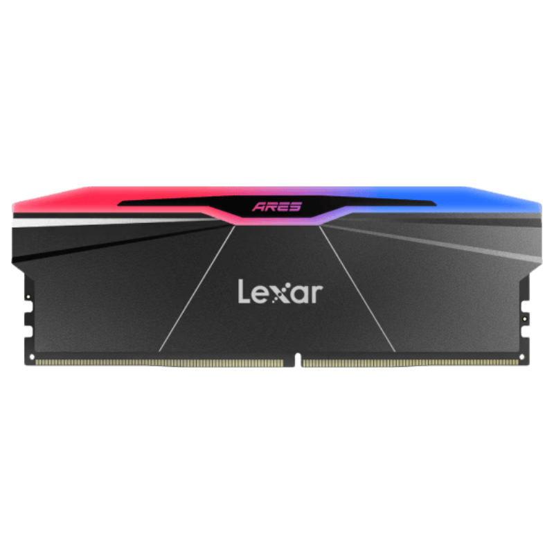 Lexar DDR5 6000 16GB Single RGB Gaming Desktop Memory Module Hynix A-die C30 War God Blade II Black
