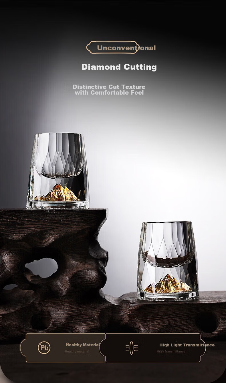 Vankachi Luxury Crystal Glass Baijiu Decanter Set 1 Pot 6 Cups Business Gift Birthday Housewarming Present 4