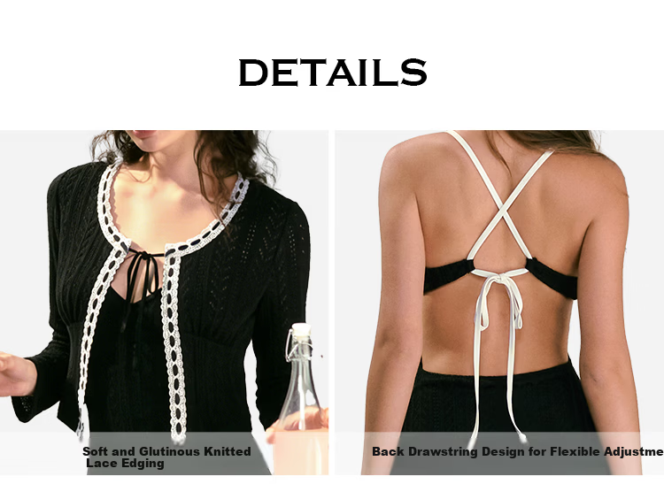 AtlanticBeach 2026 Women's One-Piece Swimsuit High-End Strap Dress Style Knitted Vacation Stunning Hot Spring Swimwear JD Next Day Delivery 7