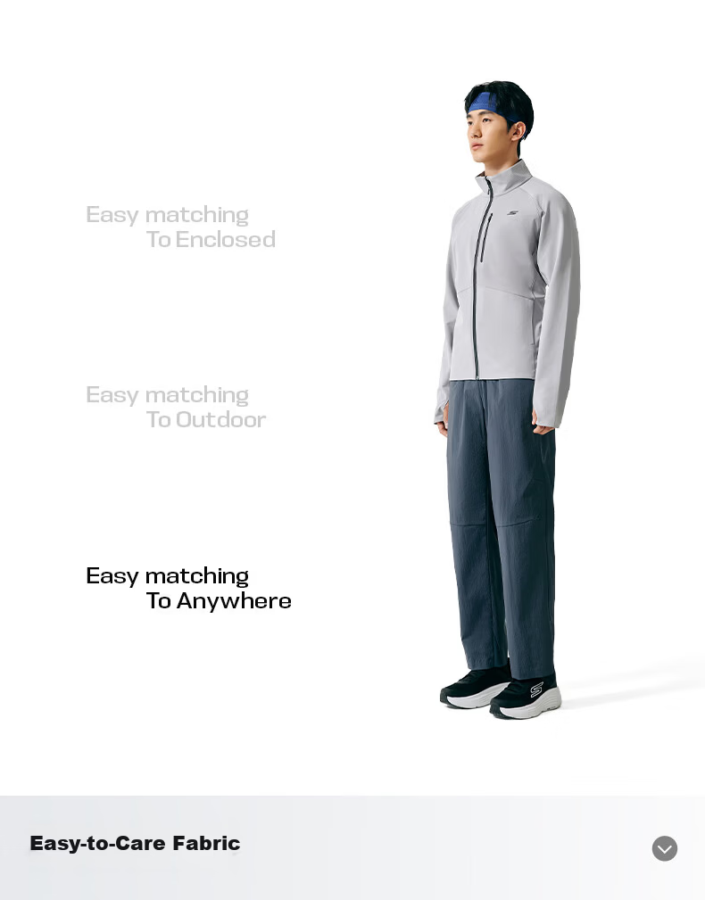 Skechers Flash-Dry Pants | Men's Loose Quick-Dry Moisture-Wicking Casual Sports Long Pants P226M281 4