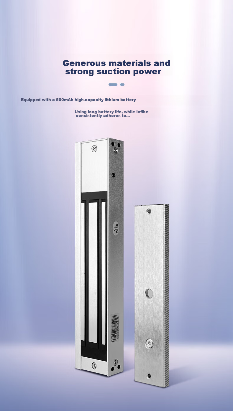 Comet MJ-CL28AD Attendance Machine Dual Door Lock Access Control 300KG 12V Magnetic Lock Outdoor Home Double Door Standard 3