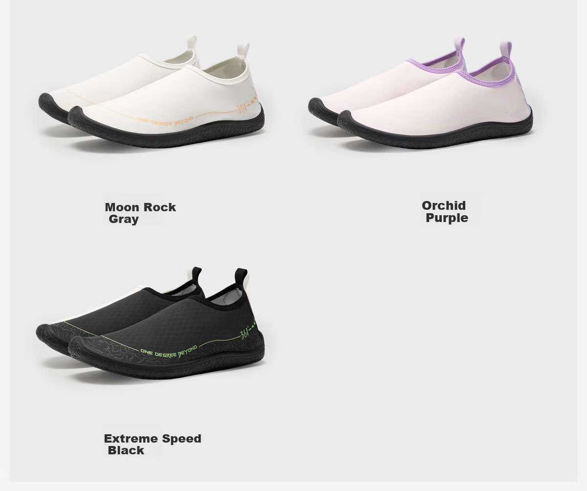 361° Men's Beach Shoes Swimming Shoes Outdoor Creek Shoes Non-Slip Anti-Puncture Adult Barefoot Skin-Friendly Diving Water Shoes 15