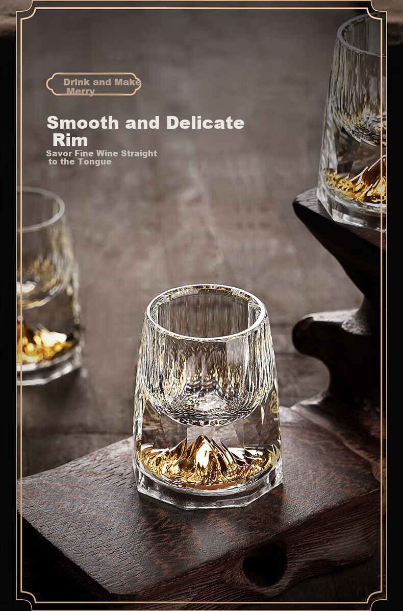Vankachi Luxury Crystal Glass Baijiu Decanter Set 1 Pot 6 Cups Business Gift Birthday Housewarming Present 3