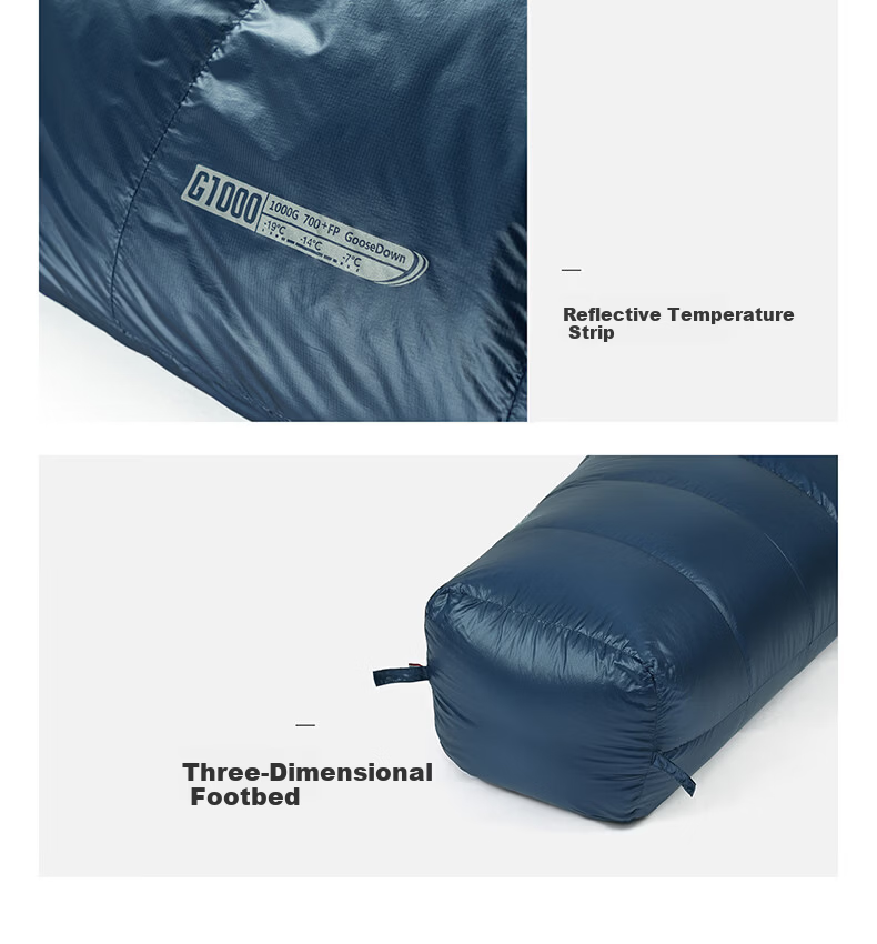 BLACKICE G Series Mummy Goose Down Sleeping Bag Camping Warm Adult Sleeping Bag G400 (New Standard) Red/M 11