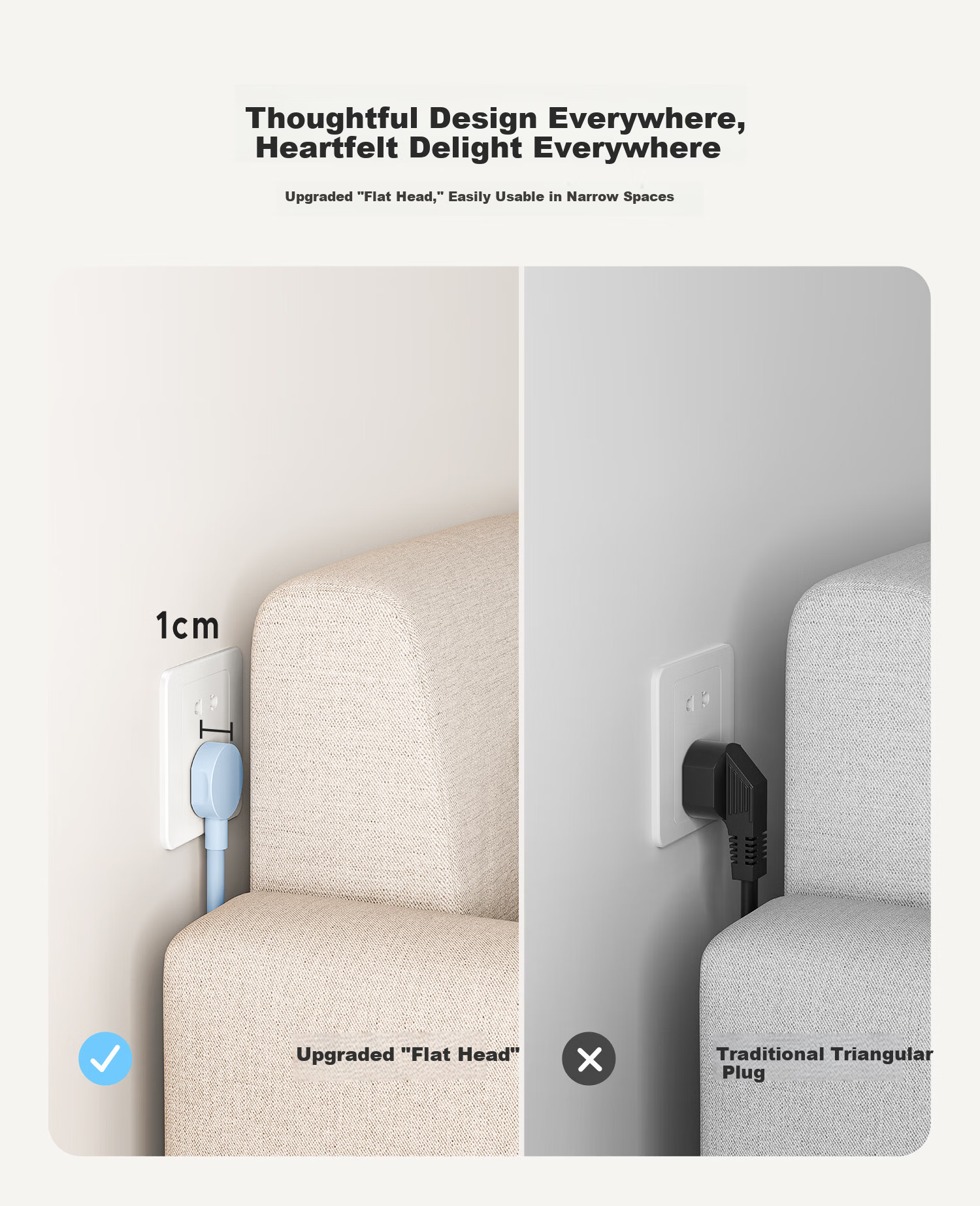 ORICO Mini Power Strip USB Multi-Functional Extension Socket Multi-Port Fast Charging Power Board 1.05m for Home Office Dormitory 10