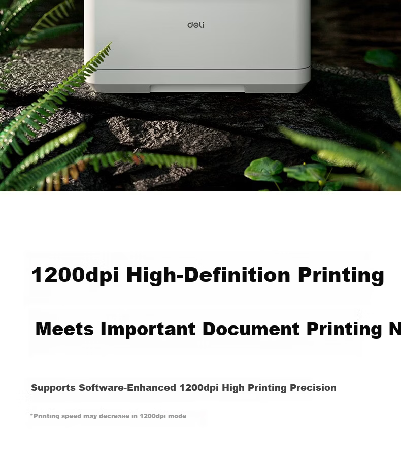 Deli AI All-in-One Home Printer Multifunction Printer Copy Scan Wireless Laser Printer Mobile Connection for Homework and Study Error Correction 6