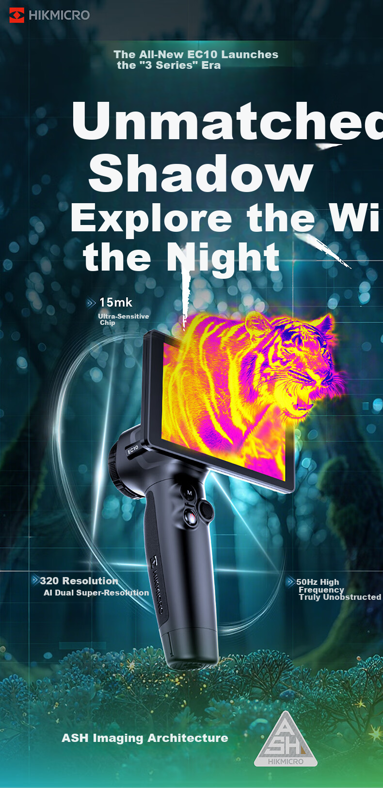 Hikvision EC10 Thermal Imaging Infrared HD Handheld Outdoor Thermal Search and Rescue Night Vision Device 1