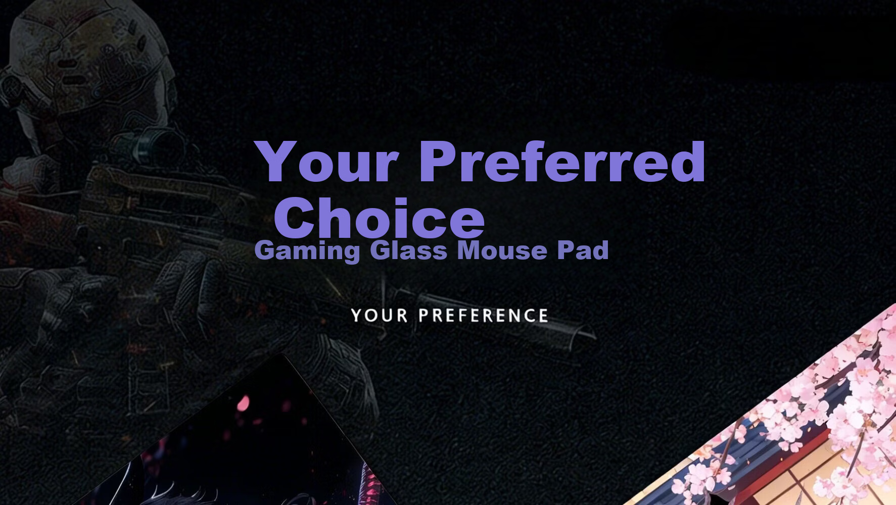 KLKB Glass Mouse Pad Waterproof Tempered Micro-Etched Glass Gaming Mouse Pad E-Sports FPS Large Size JINX 800*300 Full Coverage Non-Slip Base 1