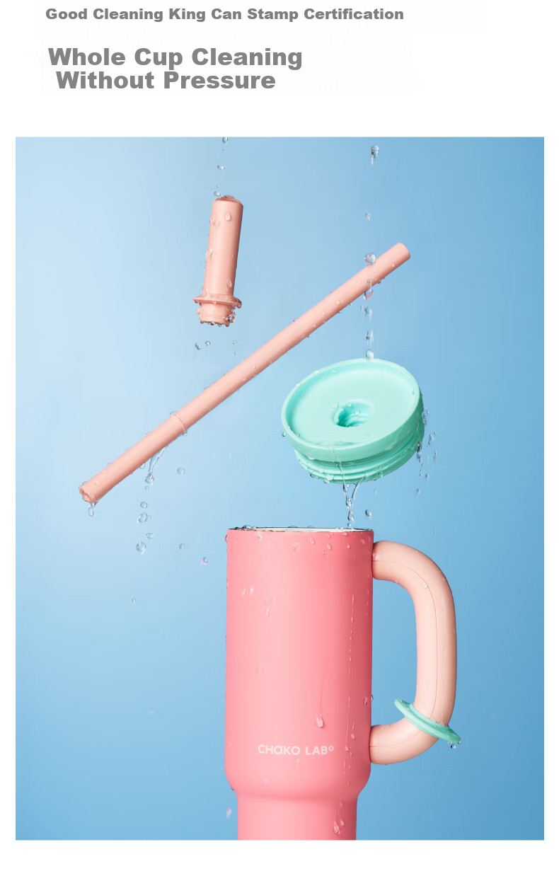 Chakolab Autumn Winter High-Efficiency Insulated Large Capacity Stainless Steel Straw Office King Thermos New Giant Mug 3