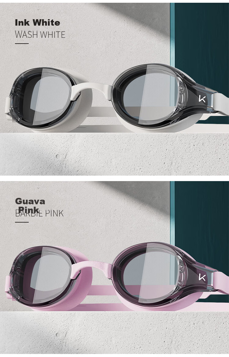 Keep Swimming Goggles Unisex HD Waterproof Anti-Fog Prescription Professional Swim Glasses Lively Black 300 8