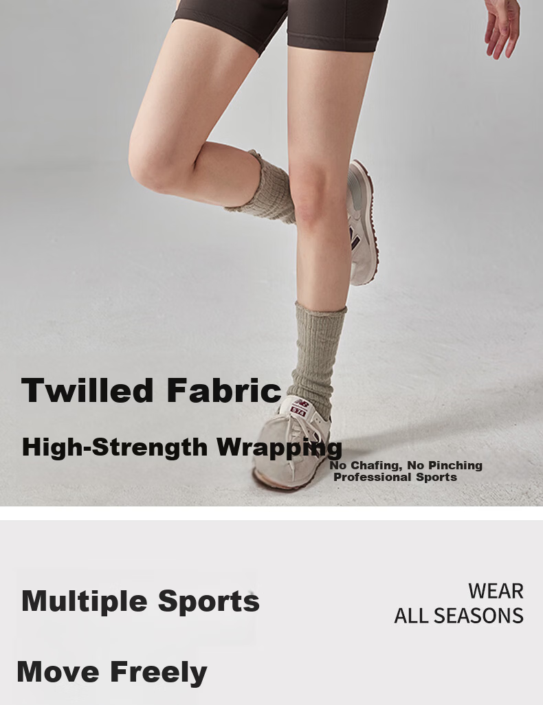 Free Style Yoga Shorts for Women Summer New High Waist Tummy Control Training Wear Outdoor Naked Feel Pilates Running Fitness Biker Shorts 8