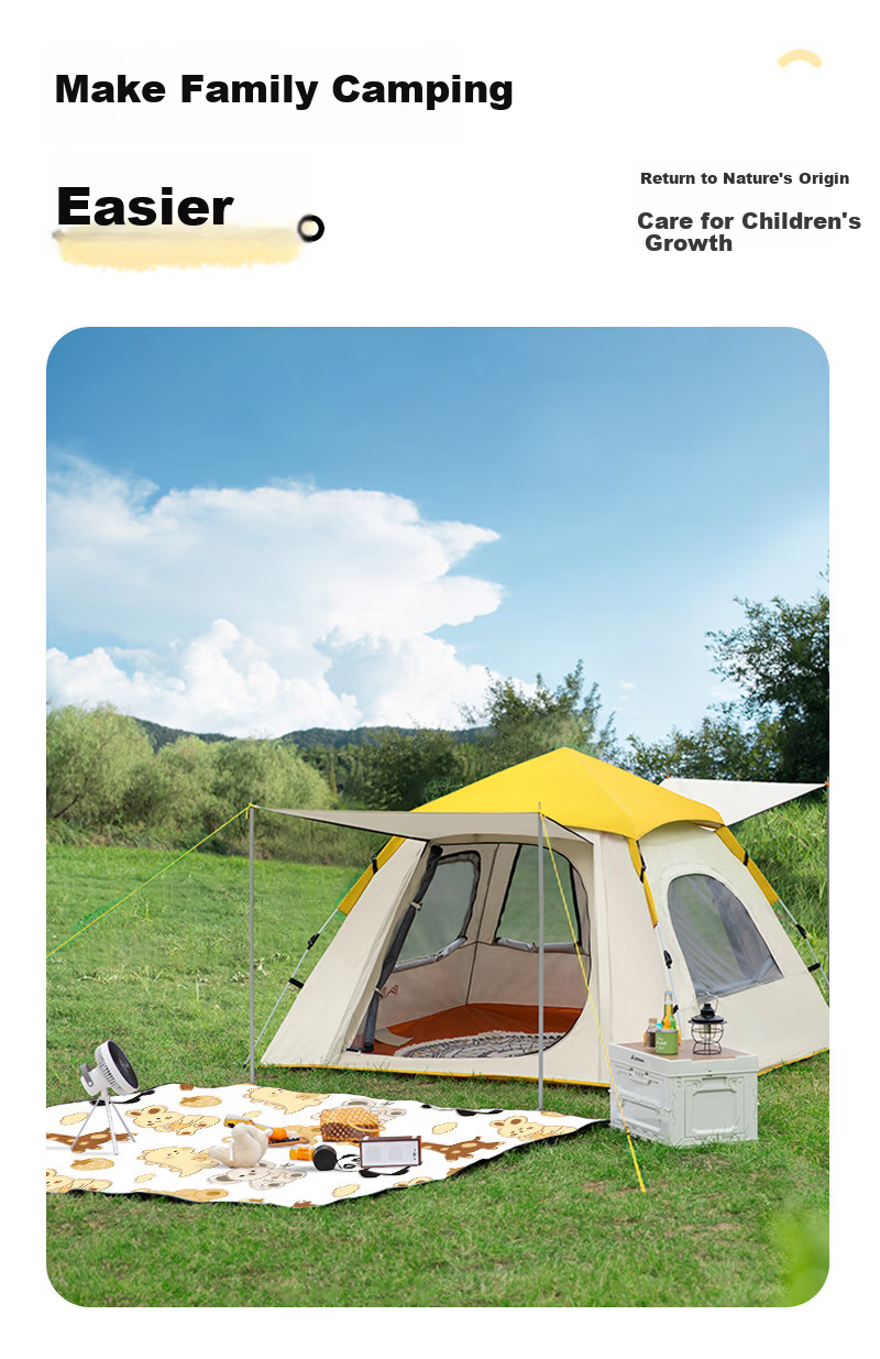 Beyond Wilderness Ultrasonic Picnic Mat Thickened Large Outdoor Waterproof Moisture-Proof Stain-Resistant Camping Ground Mat for 6-8 People 1