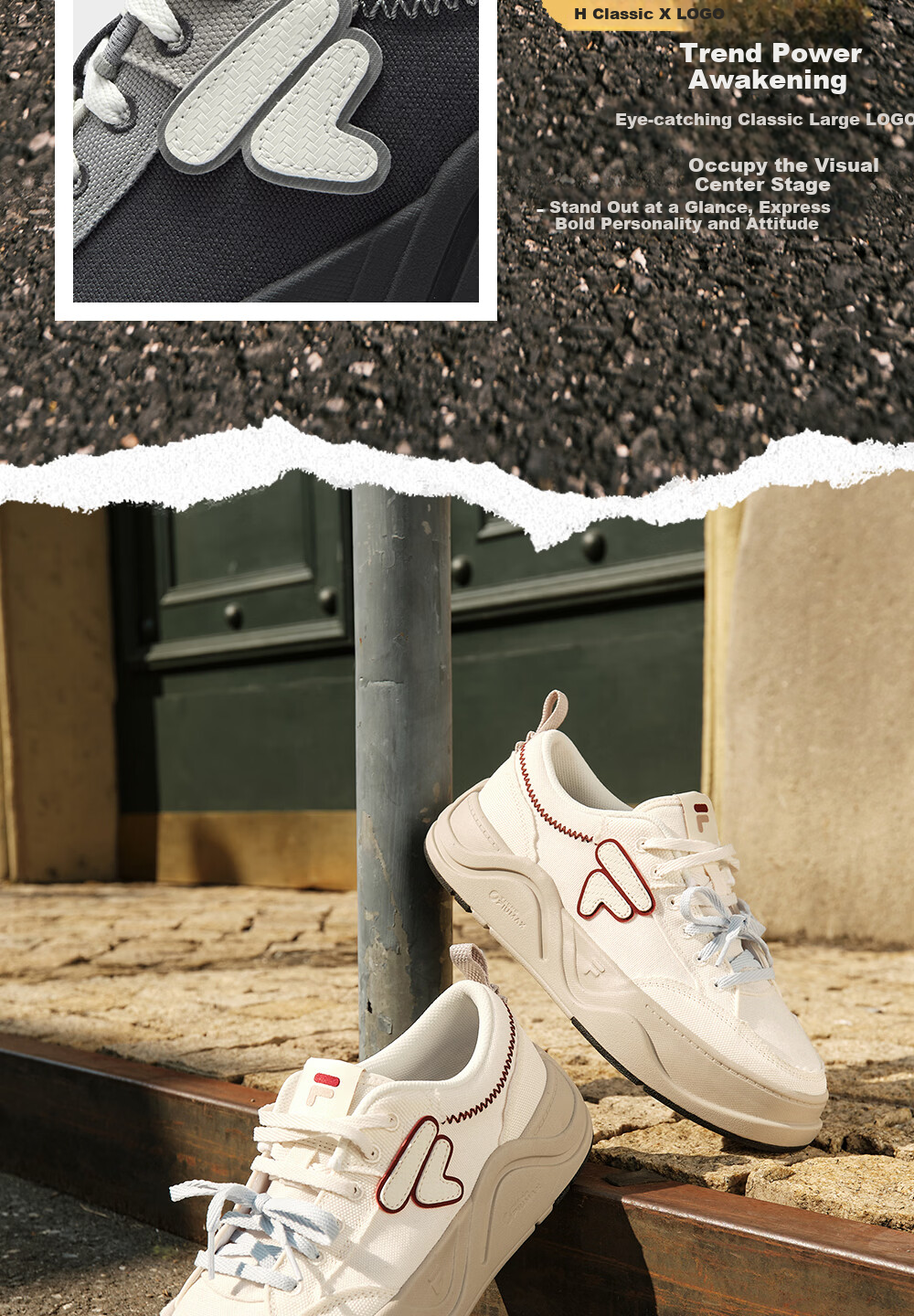 FILA Official Trendy Brand 50-50 DX II Canvas Shoes 2026 Summer Casual Versatile Sneakers 3