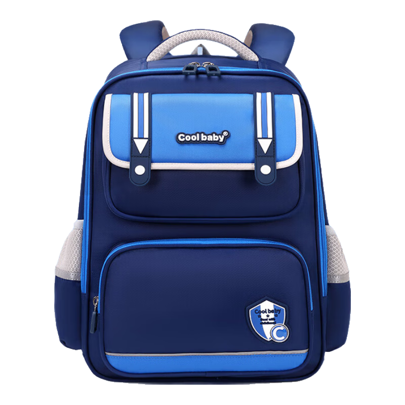 COOLBABY Schoolbag for Primary School Students Grades 1-3 Spine Protection And Pressure Relief Backpack for Boys And Girls Children's Double Shoulder Bag