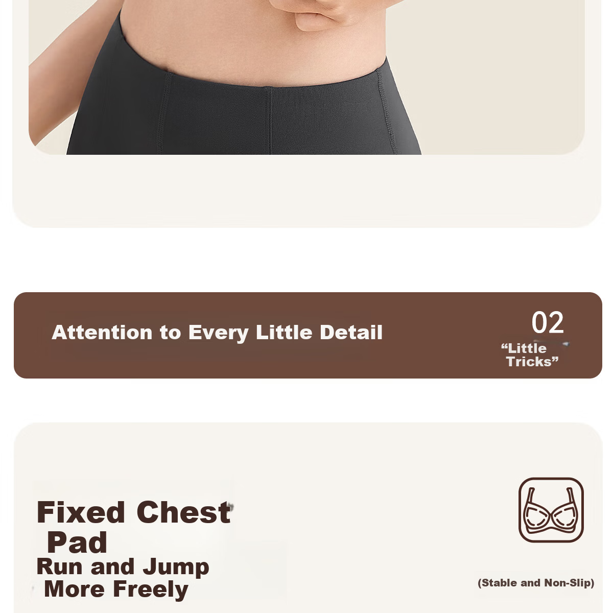 361° Sports Bra Shock Absorption High-Intensity Front Zipper Plus Size Yoga Bra Fitness Anti-Sagging Yoga Tank Top 7