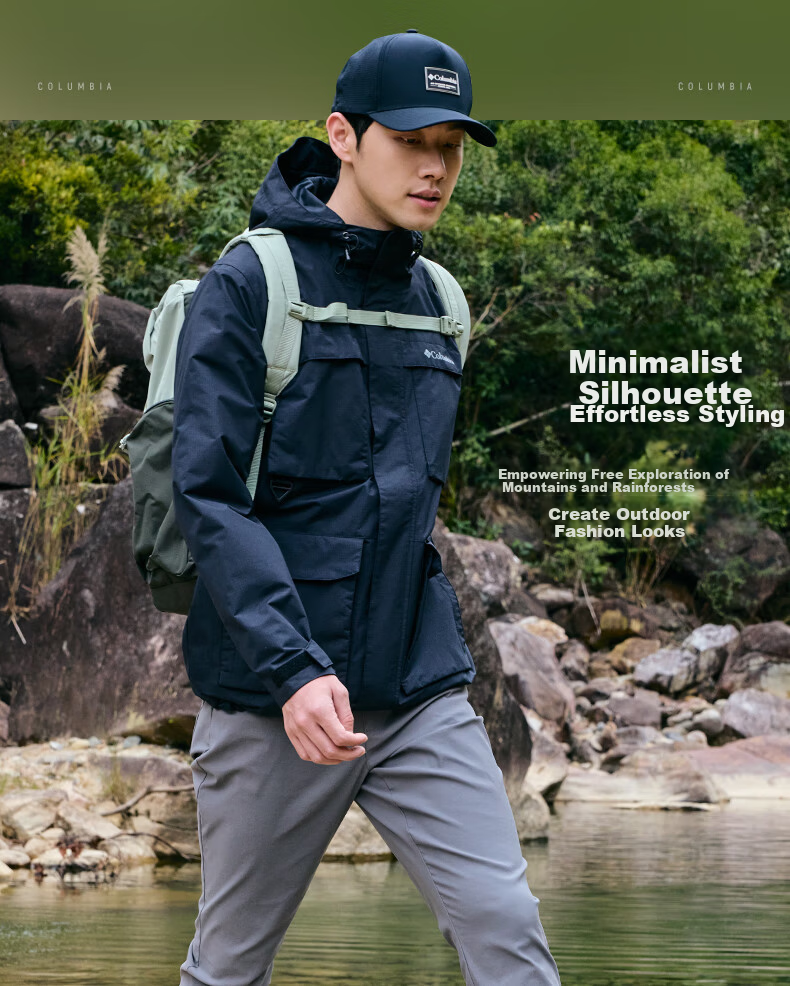 Columbia Outdoor 2025 New Waterproof Jacket for Men and Women Casual WE5369 5