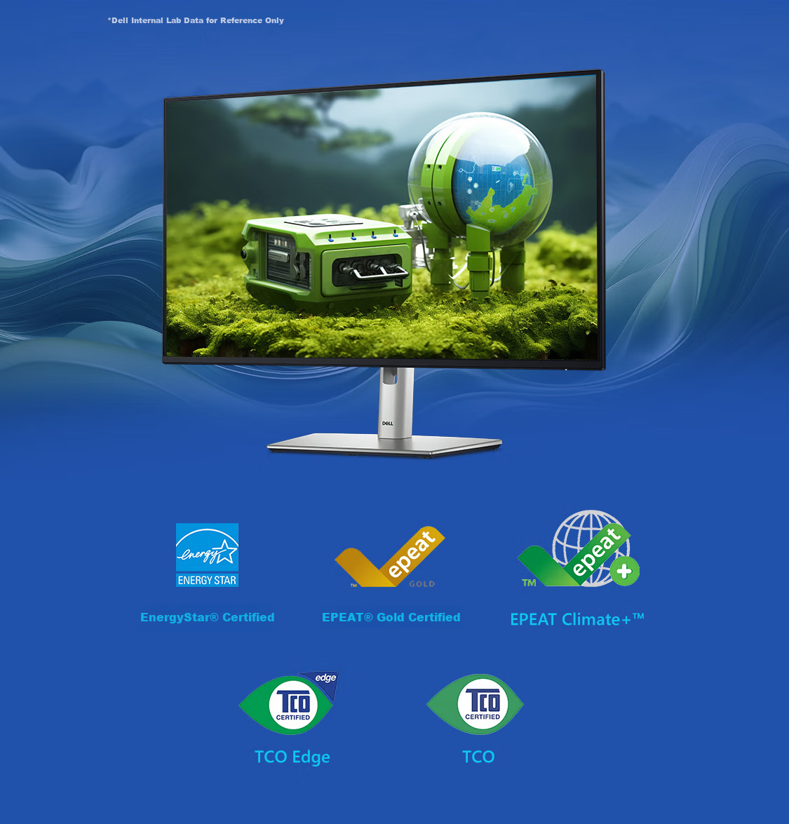 DELL 23.8-inch FHD IPS 100Hz Hardware-level Blue Light Filter Rotatable Adjustable Stand Micro-edge Rich Ports Office Monitor P2425H 10